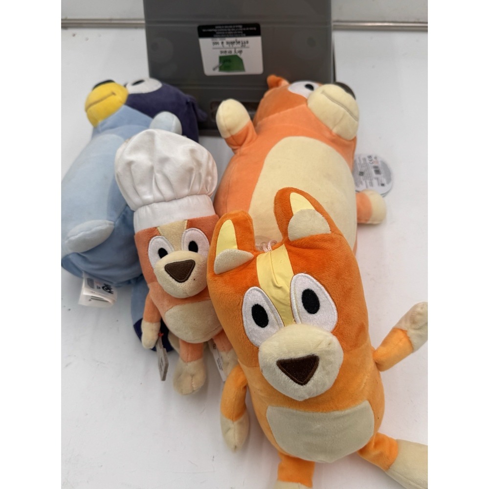 Bluey Plush Lot – 4 Plushes – Includes Bingo And BlueyHug Mees by Squishmallows